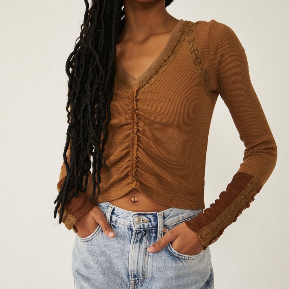 Free People Wear Me Out Top